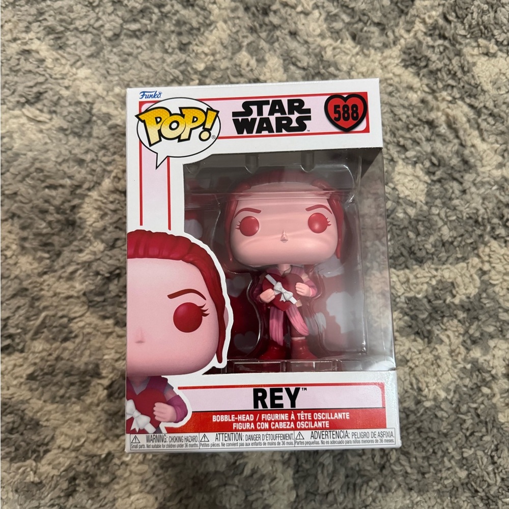 Funko Pop Star Wars Rey in Red and White #588